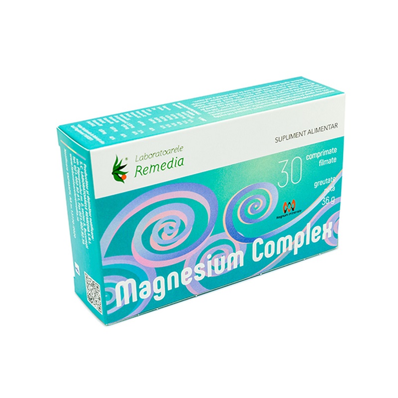 Magnesium Complex, 30 comprimate, Remedia 