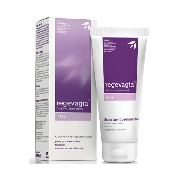 Regevagia Gel pentru igiena intima, 40+, 180 ml, Aflofarm