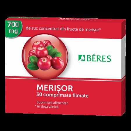 Cranberry, 30 comprimate, Beres Pharmaceuticals
