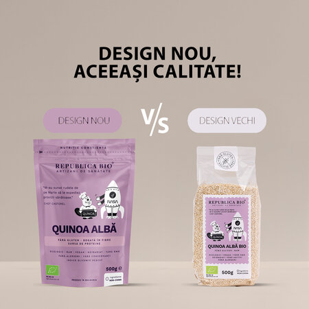 Quinoa Alba Bio, 500 g, Republica Bio 702007