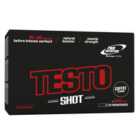 Testo Shot, cafea, 20 monodoze x 25 ml, Pro Nutrition