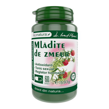Mladite de Zmeur, 60 capsule, Pro Natura