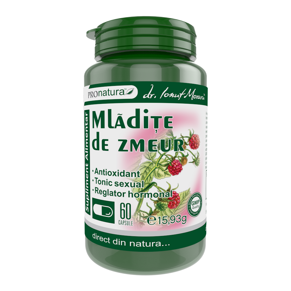 Mladite de Zmeur, 60 capsule, Pro Natura