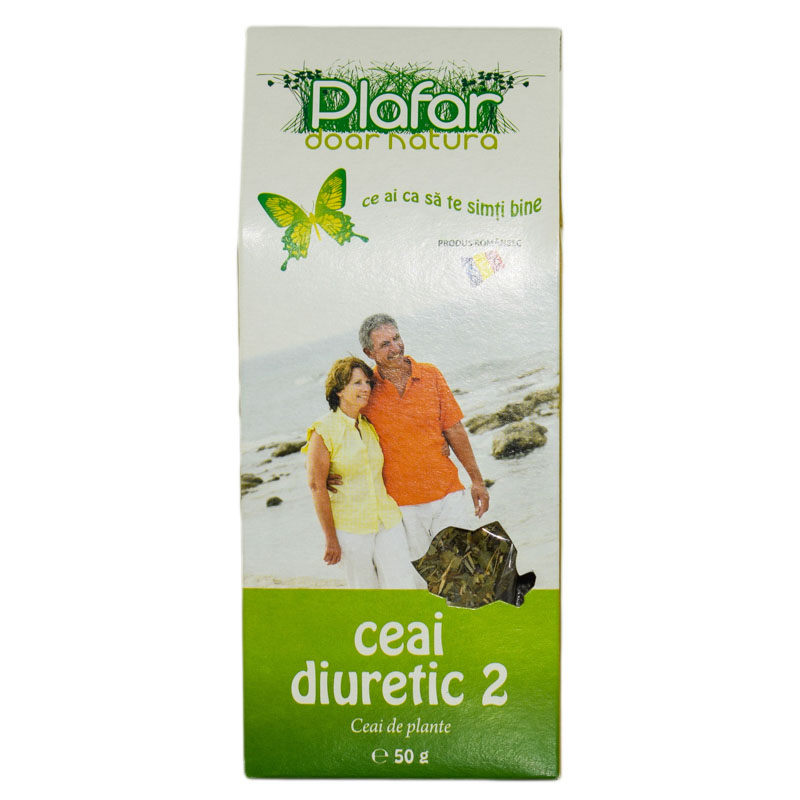 Ceai Diuretic 2, 50g, Plafar