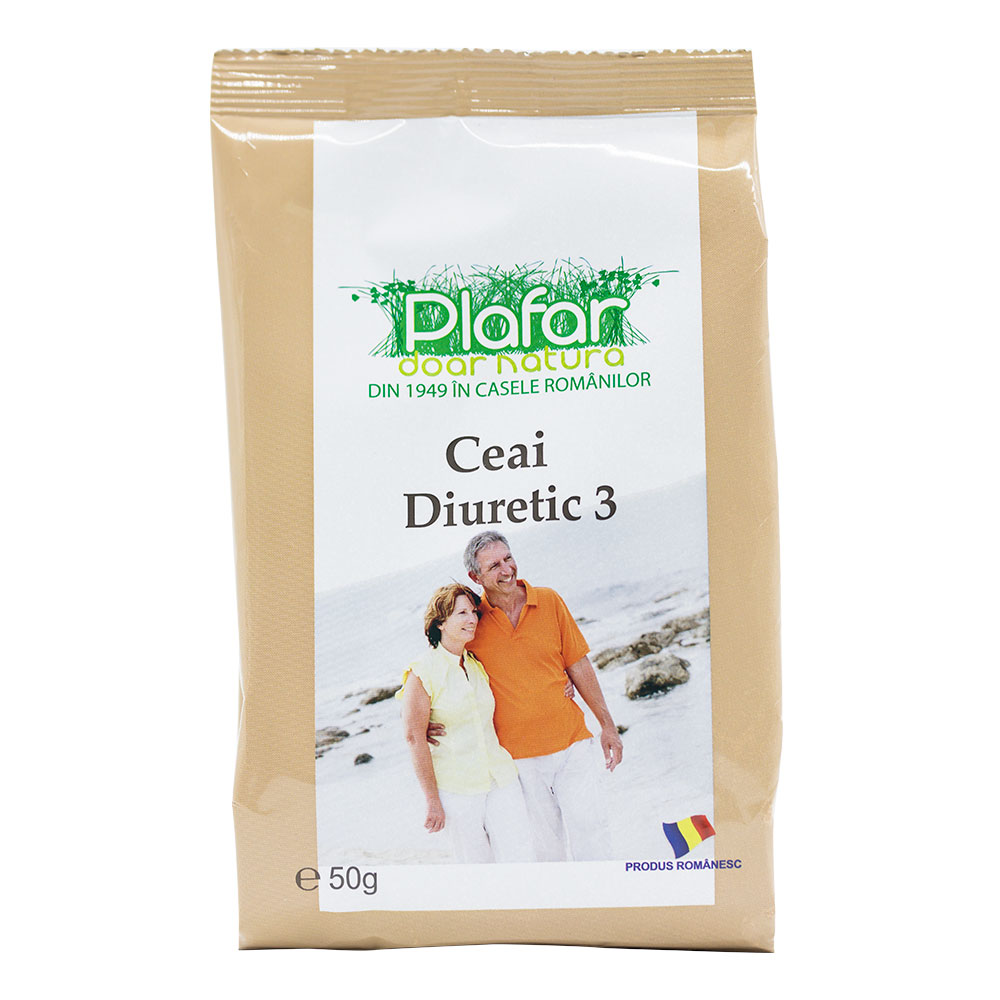 Ceai Diuretic 3, 50g, Plafar