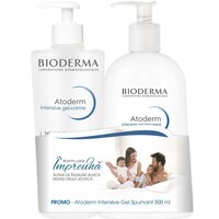 Pachet Atoderm Intensiv Gel Crema, 500 ml + Atoderm Intensive Gel Spumant, 500 ml, Bioderma