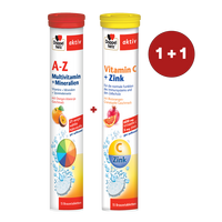 Pachet A-Z Vitamine Minerale Microelemente, 15 comprimate + Vitamina C+Zinc, 15 comprimate,, Doppelherz