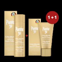 Pachet Sampon Plantur 39 Color Blonde Phyto-Caffeine, 250 ml + Balsam colorant Plantur 39 Color Blonde, 150 ml, Dr. Kurt Wolff