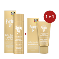 Pachet Sampon Plantur 39 Color Blonde Phyto-Caffeine, 250 ml + Balsam colorant Plantur 39 Color Blonde, 150 ml, Dr. Kurt Wolff