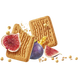 Biscuiti dietetici din soia si smochine, 270 g, Gerble 605444