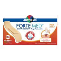 Plasturi ultra rezistenti Forte Med Master-Aid, 78x26 mm, 100 bucati, Pietrasanta Pharma