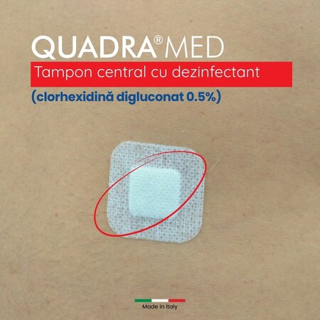 Plasturi pentru pielea sensibila Quadra Med Master-Aid, 40 bucati, Pietrasanta Pharma 668059
