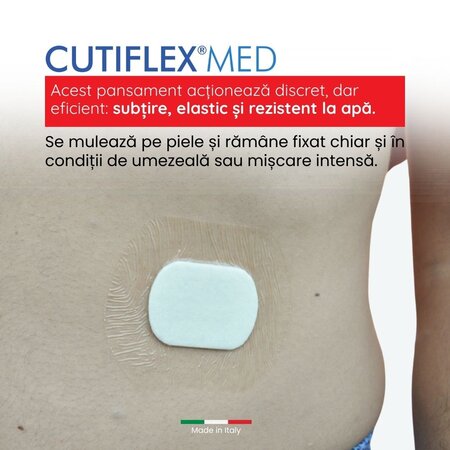 Pansament Cutiflex Med Master-Aid, 10 x 8 cm, 5 bucati, Pietrasanta Pharma 667964