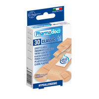 Plasturi antiseptici asortati, 30 bucati, Pharmadoct