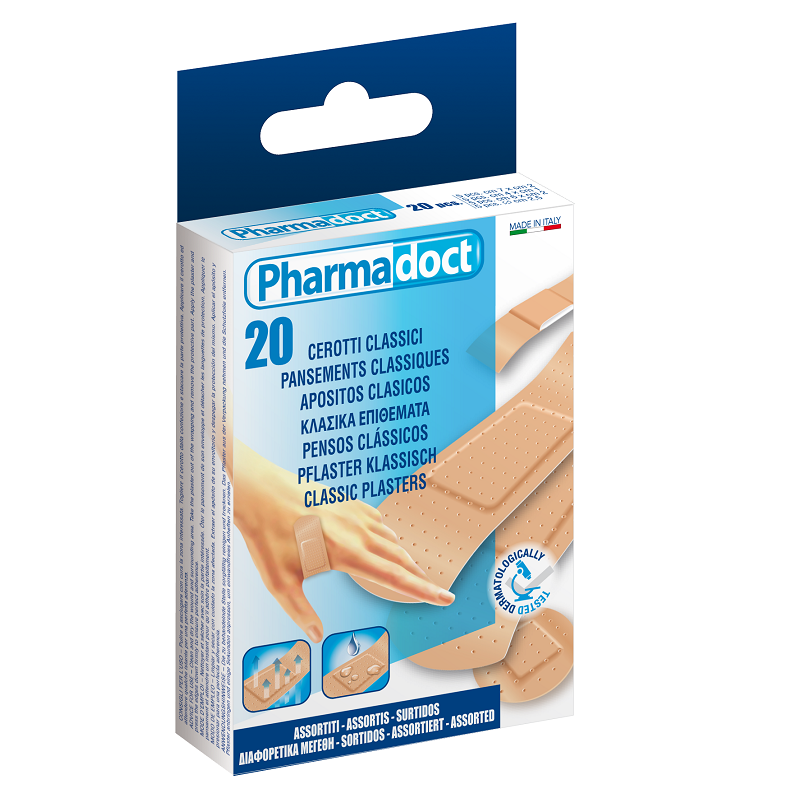 Plasturi clasici, 20 bucati, Pharmadoct	