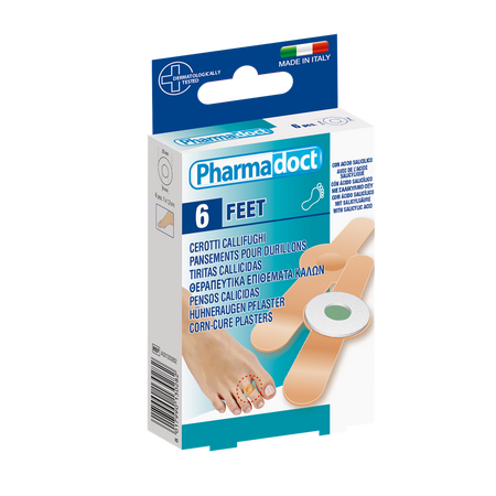 Plasturi pentru bataturi cu acid salicilic, 6 bucati,, Pharmadoct