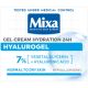 Gel-crema hidratanta cu acid hialuronic pentru piele normal-uscata Hyalurogel, Light, 50 ml, Mixa 695772