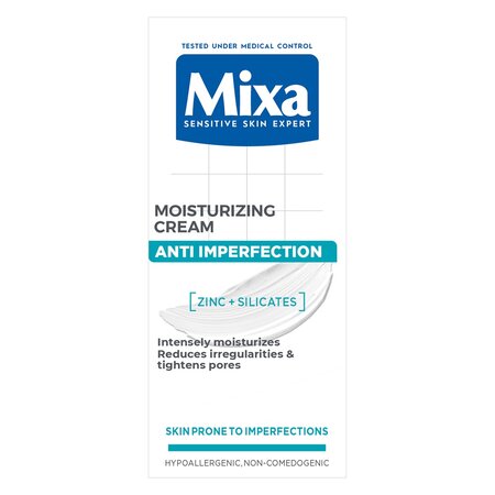 Crema hidratanta si anti-imperfectiuni 2 in 1 Anti Imperfection, 50 ml, Mixa 624292