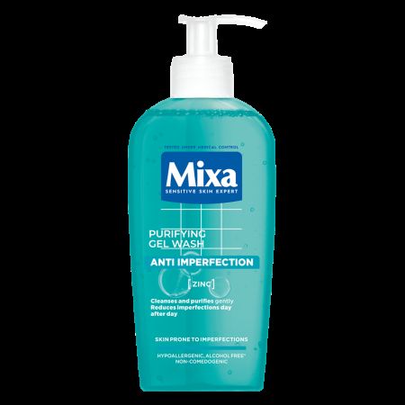 Gel de curatare pentru ten gras si sensibil cu imperfectiuni, 200 ml, Mixa