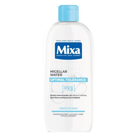 Apa micelara pentru ten sensibil si reactiv Optimal Tolerance, 400 ml, Mixa