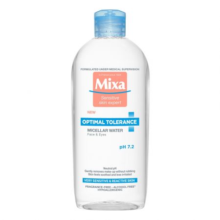 Apa micelara pentru ten sensibil si reactiv Optimal Tolerance, 400 ml, Mixa 