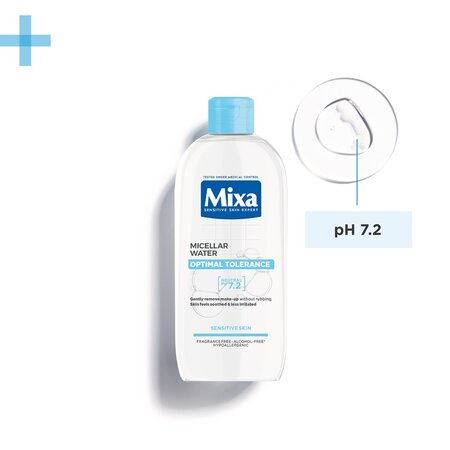 Apa micelara pentru ten sensibil si reactiv Optimal Tolerance, 400 ml, Mixa 695761