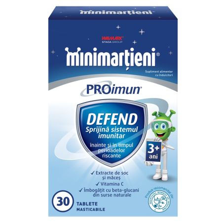 Minimartieni PROimun Defend 3+ ani, 30 tablete, Walmark