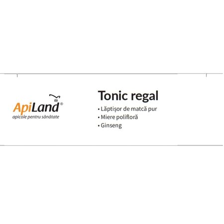 Tonic regal, 20 fiole x 10 ml, Apiland 700881