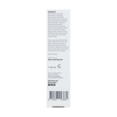 Fluid hidratant cu Acid Hialuronic 0.5%, 50 ml, Altruist 738990