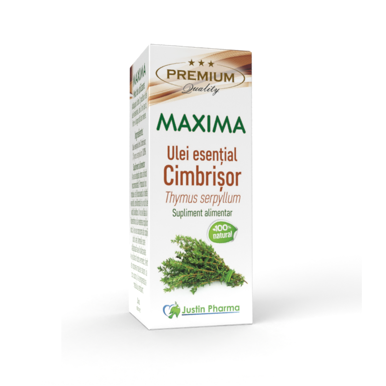 Ulei esential de cimbrisor Maxima, 10 ml, Justin Pharma