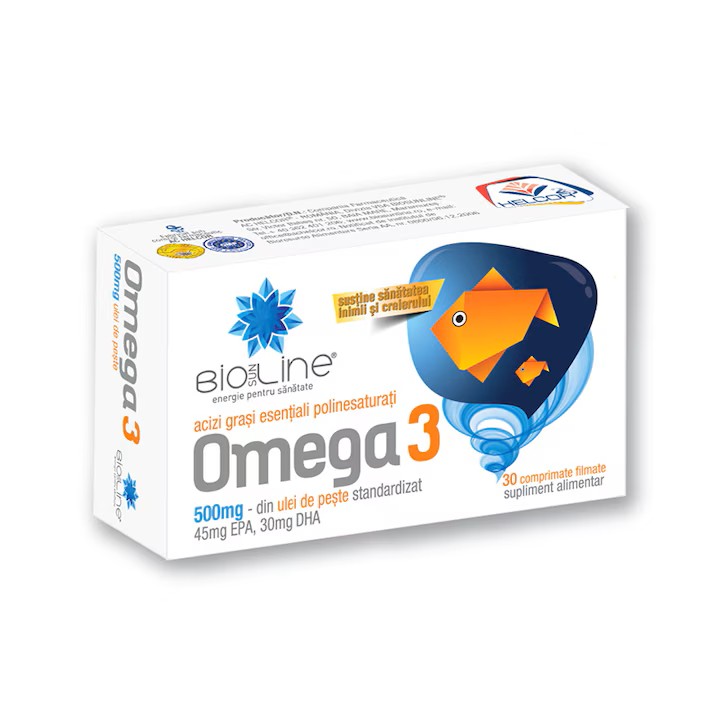 Omega 3, 30 tablete, Helcor