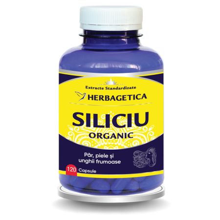 Siliciu Organic, 120 capsule, Herbagetica