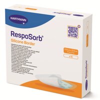 Pansament RespoSorb Silicone Border, 17.5 x 17.5 cm, 10 bucati, Hartmann
