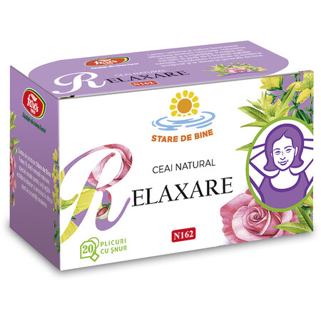 Ceai Relaxar,e N162, 20 plicuri, Fares