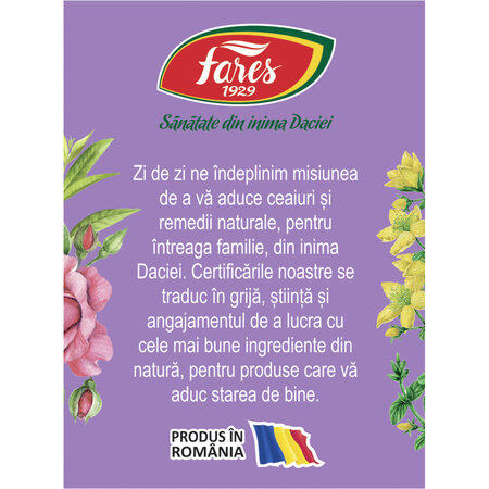 Ceai Relaxare N162, 20 plicuri, Fares 623691