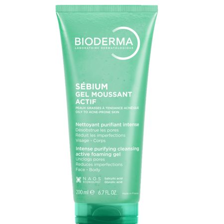 Gel spumant activ Sebium, 200 ml, Bioderma