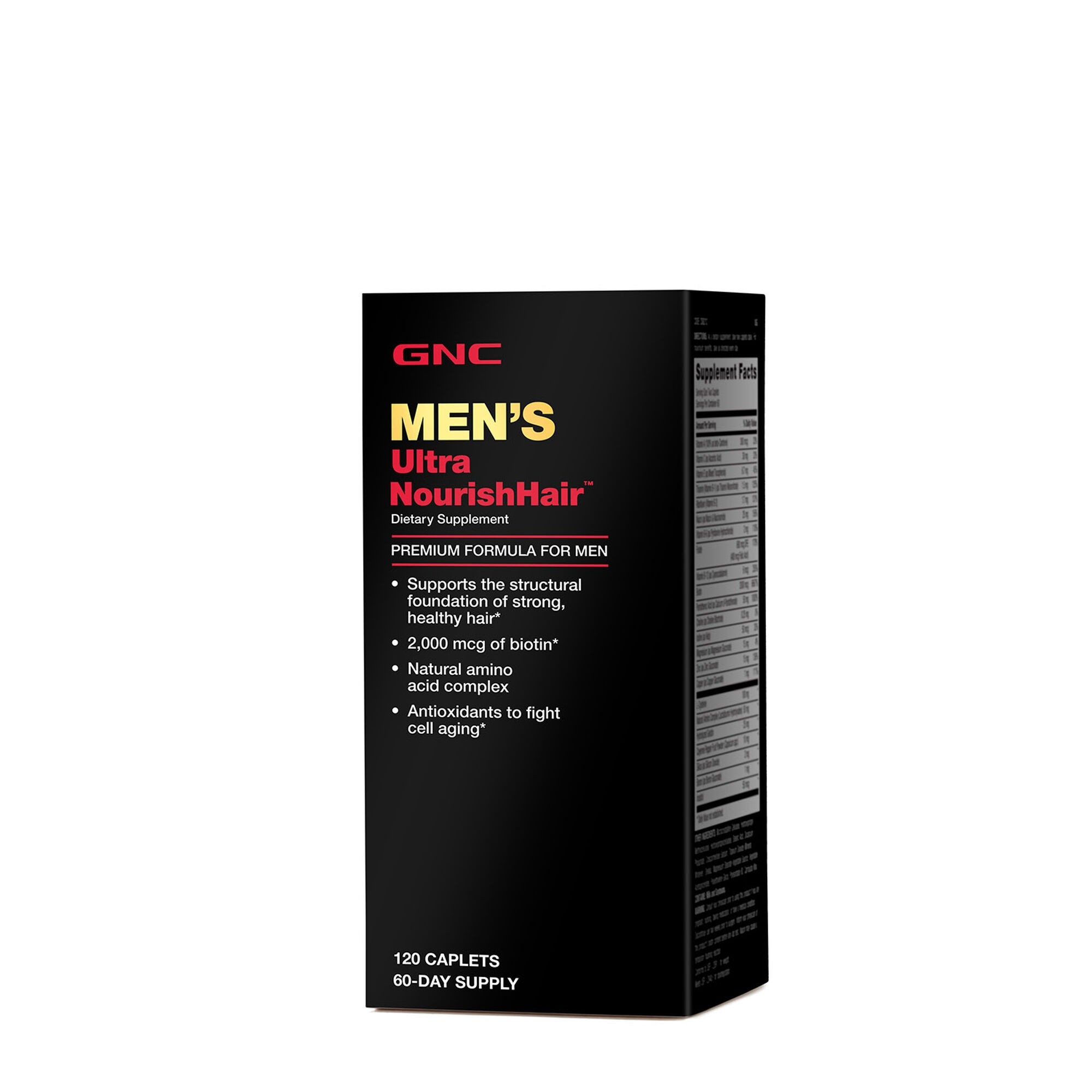 Men Ultra NourishHair (338212), 120 tablete, GNC