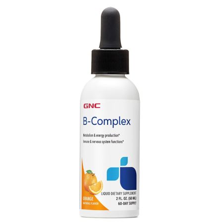 B-COMPLEX Lichid aroma de portocala (705831), 60 ml, GNC      