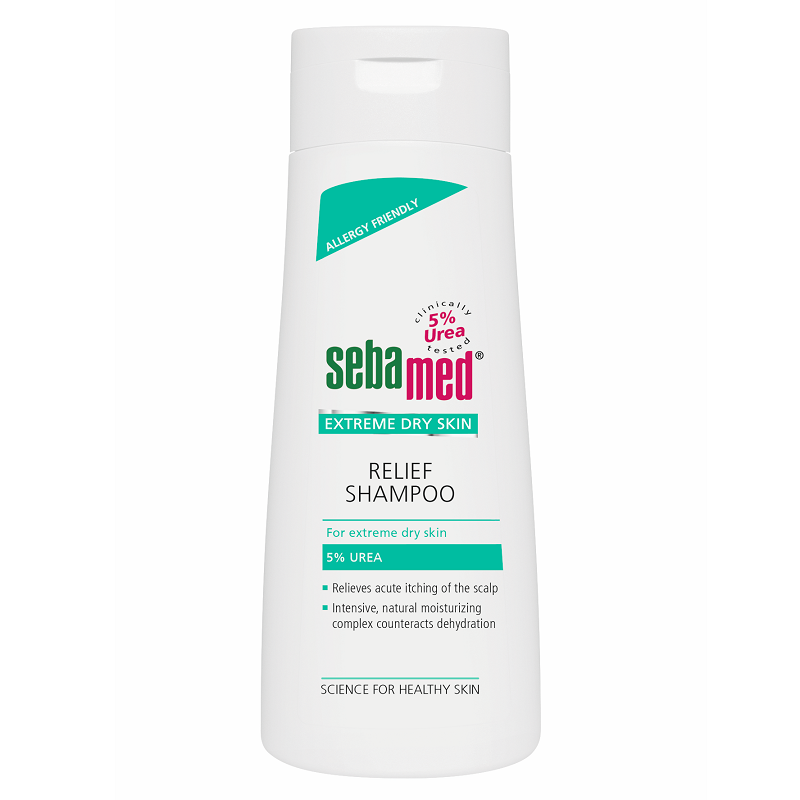 Sampon dermatologic pentru piele uscata cu 5% uree, 200 ml, Sebamed