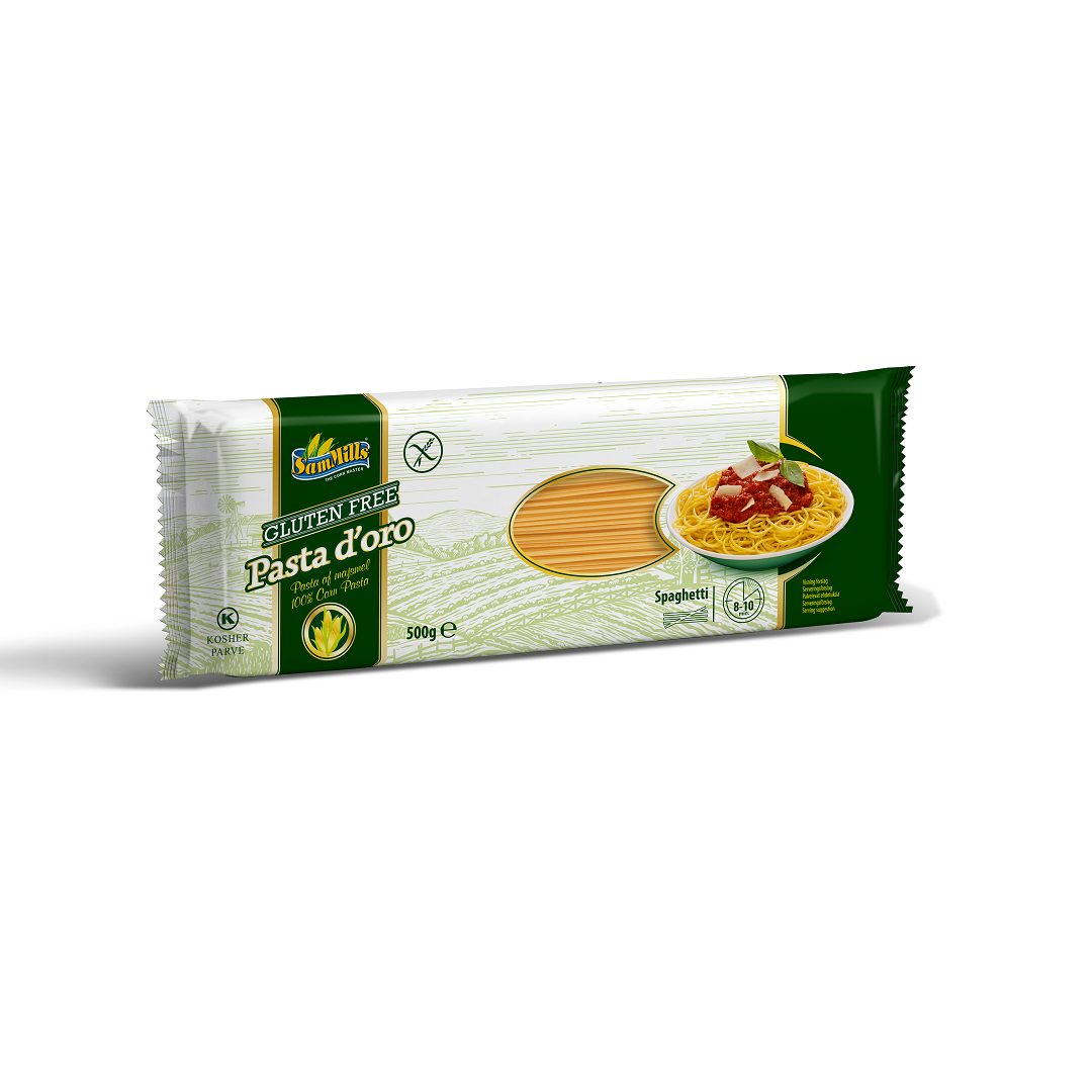 Paste din porumb fara gluten (spaghete) Pasta D'oro, 500g, Sam Mills