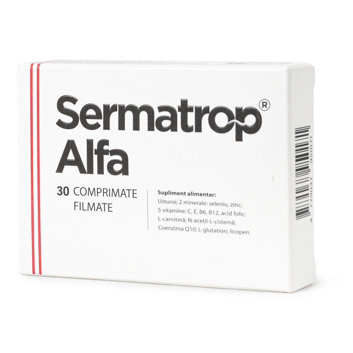 Sermatrop Alfa, 30 comprimate, Laboratoire d'Innovation Vegetale