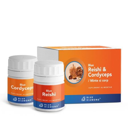 Reishi & Cordyceps, 60 capsule, Laboratoarele Medica