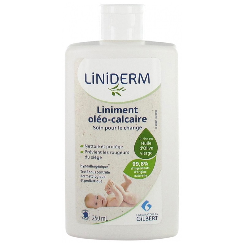 Liniment pentru curatarea zonei scutecului Liniderm, 250 ml, Gilbert