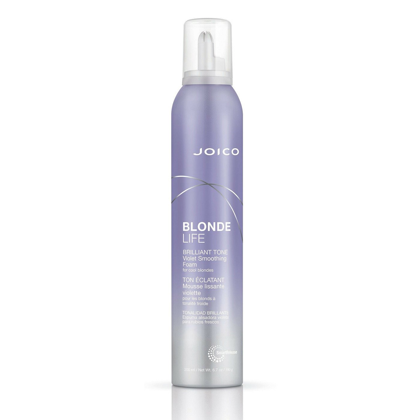 Spuma pentru parul blond Blonde Life Brilliant Tone Violet, 200 ml, Joico