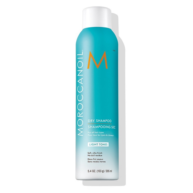 Sampon uscat pentru curatarea parului deschis la culoare Dry Shampoo Light Tones, 205 ml, Moroccanoil