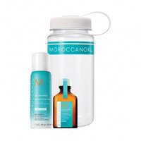 Set Sampon uscat pentru par deschis la culoare, 65 ml + Ulei tratament pentru par deschis la culoare, 25 ml,  Moroccanoil
