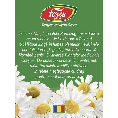 Ceai de musetel Bio D77, 20 plicuri, Fares 604333