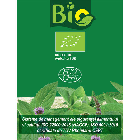 Ceai de menta Bio D127, 20 plicuri, Fares 604340