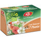 Ceai natural din 7 Plante BIO, 20 plicuri, Fares 604350