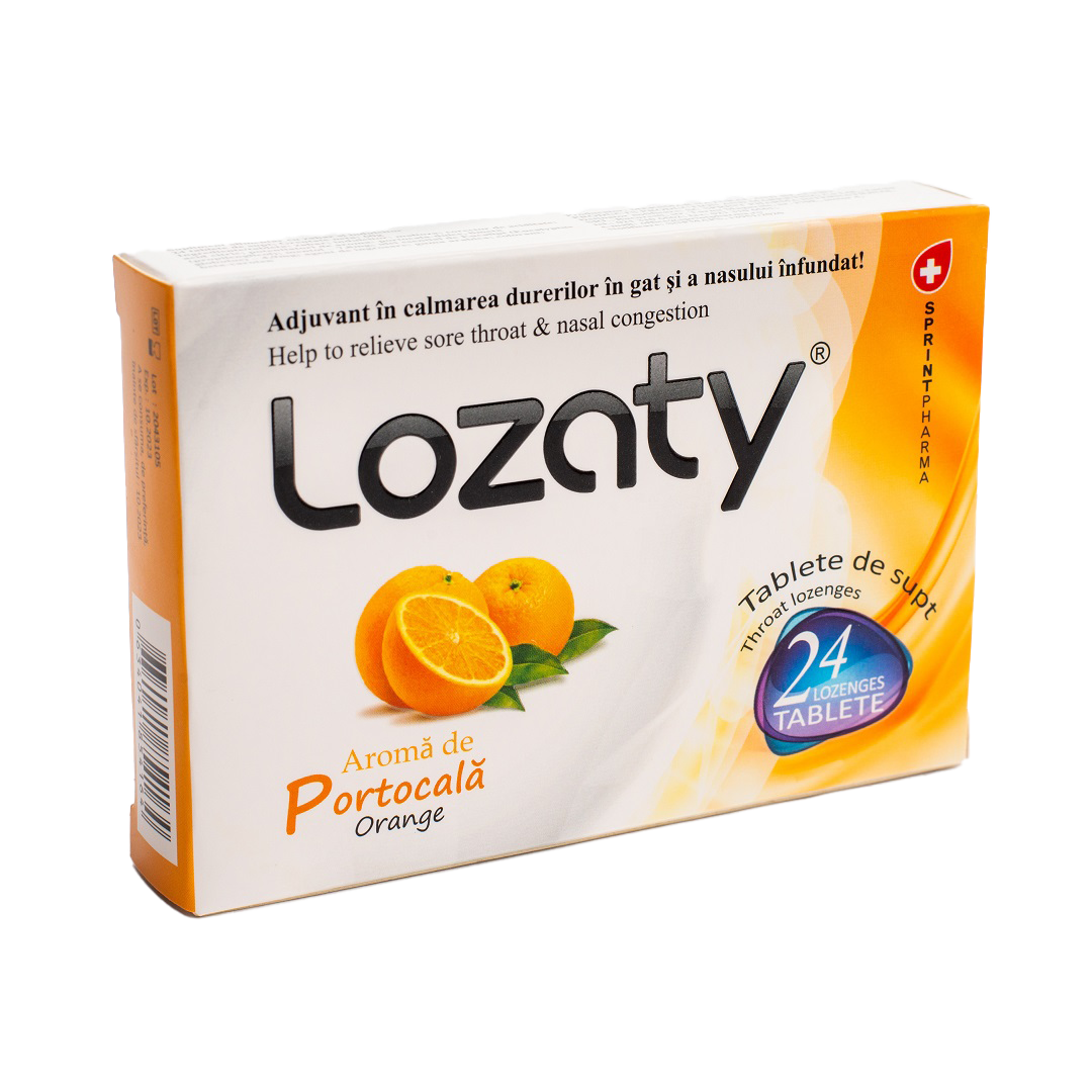 Lozaty portocala, 24 tablete, Meksmar